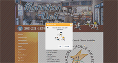 Desktop Screenshot of marathondeli.com